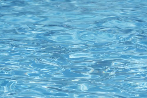 View of salt water swimming pool at Tampa, FL